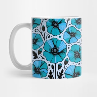 Poppy Flower Mug